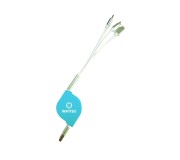 PRISE AVEC PORT USB REVERSIBLE BEWATT BLANC/BLEU