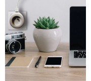 PRISE AVEC PORT USB REVERSIBLE BEWATT BLANC/BLEU